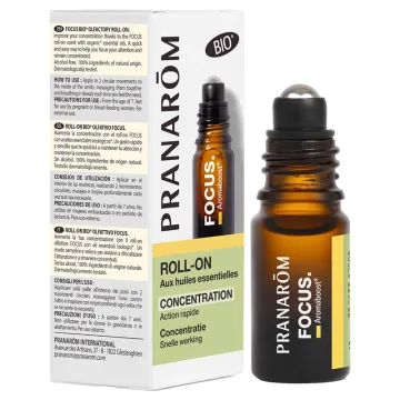 Pranarôm Aromaboost Focus Roller Bio 5 ml*