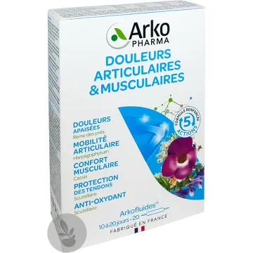 Arkopharma Arkofluides Confort Articulaire et Musculaire 20 ampoules