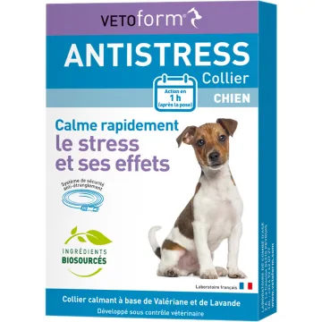 Vetoform Collier Anti-Stress Chien Valériane et Lavande