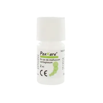 PoxKare Molluscum Contagiosum Hydroxyde de Potassium 5 % 2 ml