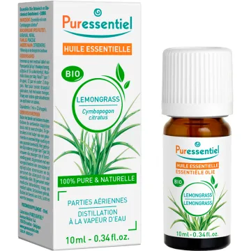 Huile essentielle Lemongrass Bio 10 ml Puressentiel