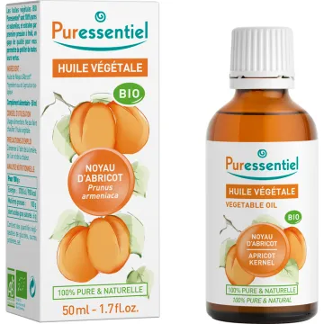 Huile végétale Noyau d'abricot Bio 50 ml Puressentiel