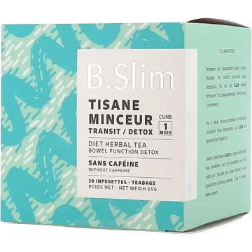 B.Slim Tisane de Régime Transit Detox 30 infusettes Diet World
