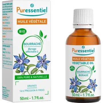 Huile végétale Bourrache Bio 50 ml Puressentiel