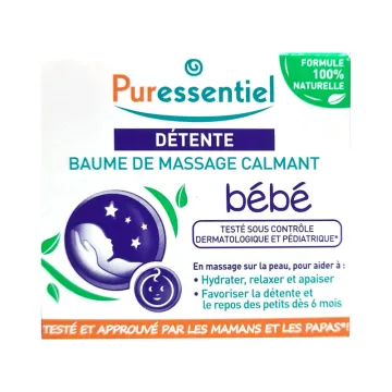 Puressentiel sommeil Détente Baume de Massage Calmant Bébé 30 ml