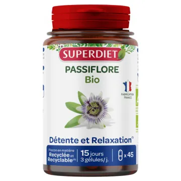 Superdiet Passiflore Bio 45 Gélules