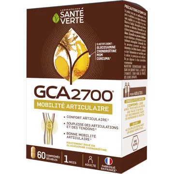 GCA 2700 mobilité articulaire 60 comprimés – Santé Verte