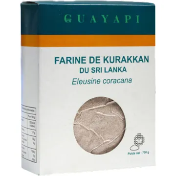Guayapi Kurrakkan Farine de Millet du Sri Lanka 750 g