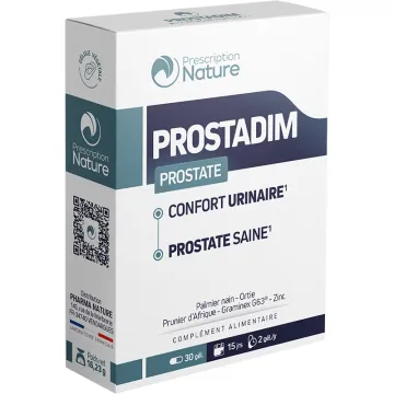 Prescription Nature Prostadim Confort urinaire masculin – 30 gélules