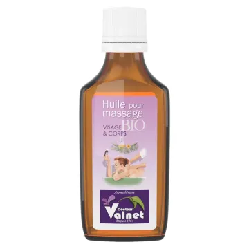 Dr Valnet Huile Pour Massage Bio Visage & Corps 50 ml