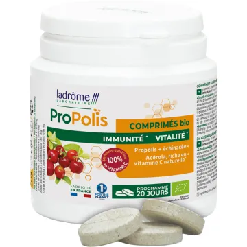 Ladrôme Propolis Comprimés Bio Acérola Échinacée 40 comprimés