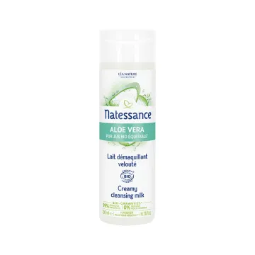 Natessance Aloe Vera Bio Lait Démaquillant Velouté 200ml