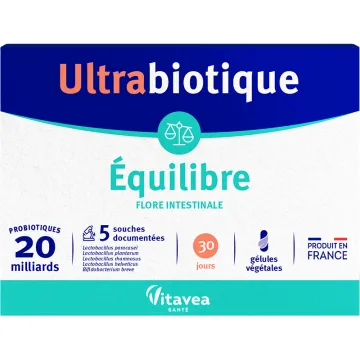 Vitavea Ultrabiotique Équilibre Flore Intestinale 30 gélules