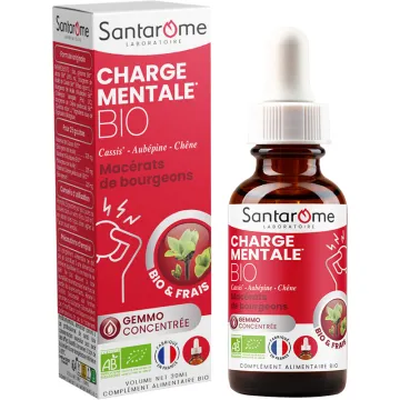 Santarome Charge Mentale Complexe de Bourgeons Bio – 30 ml
