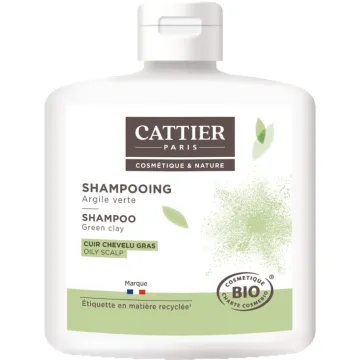 Cattier Shampooing Cheveux Gras Argile Verte 250 ml