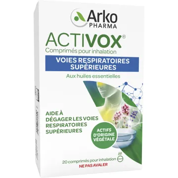 Arkopharma Activox Comprimés pour Inhalation 20 Comprimés