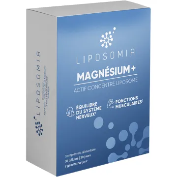 Prescription Nature Liposomia Magnésium+ liposomé – 60 gélules