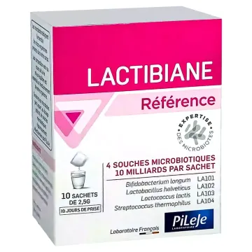 Pileje Lactibiane Référence Probiotiques 10 sachets de 2,5 g