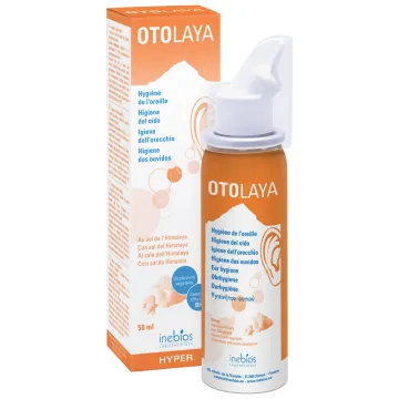 Inebios Otolaya Hygiène de l'Oreille Spray 50 ml