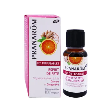 Pranarom Diffusion Huile Essentielle Esprit De Fête Bio 30 ml