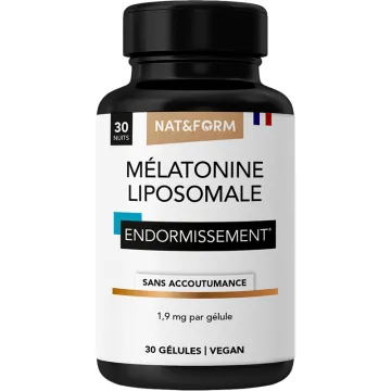 Nat & Form Mélatonine Liposomale 30 Gélules