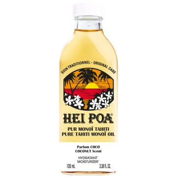 Hei Poa Pur Monoi Tahiti Multi Usages Parfum Coco 100ml