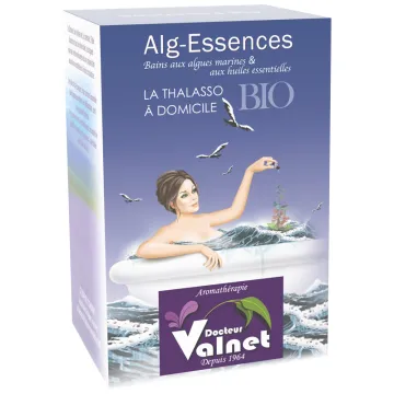Dr Valnet Alg-Essences Bain Algues Marines et Huiles Essentielles 6 sachets