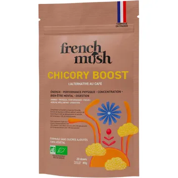French Mush Boisson Boost Bio Chicorée Alternative au Café 80 g