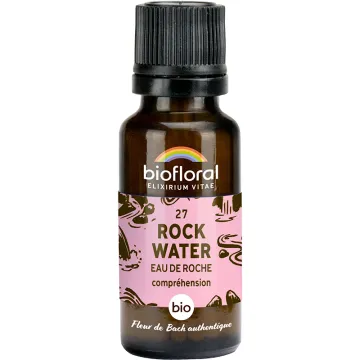 Fleur de Bach n°27 Rock Water bio en granules sans alcool 19,5 g – Biofloral