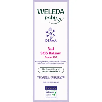 Weleda Bébé Derma Crème SOS Anti-Grattage 3en1 50 ml