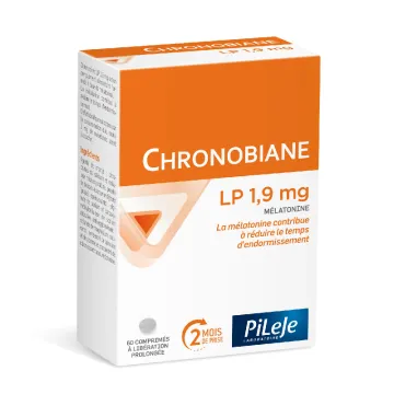 CHRONOBIANE LP 1,9mg mélatonine Pileje 60 comprimés
