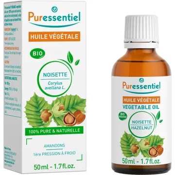 Huile végétale Noisette Bio 50 ml Puressentiel