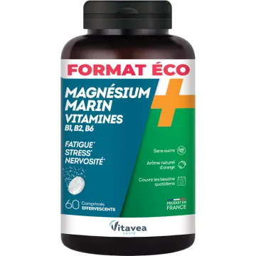 Vitavea Magnésium + Vitamines B Stress & Fatigue 60 comprimés