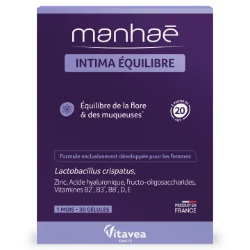 Vitavea Manhaé Intima Équilibre Flore Intime 30 gélules
