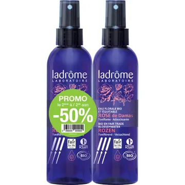 Ladrôme Eau Florale de Rose Bio Lot de 2 x 200 ml