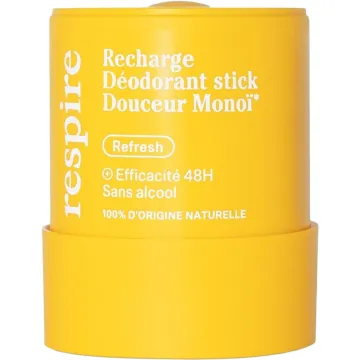 Respire Déodorant Recharge Douceur Monoï 50 g