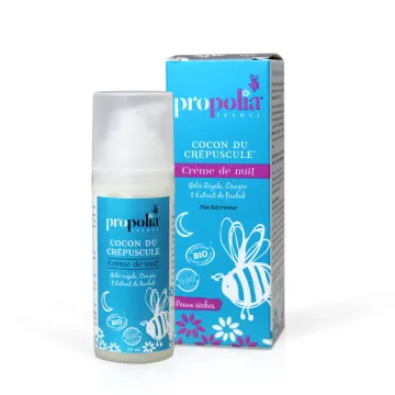 Propolia Crème de nuit BIO Gelée Royale Onagre Peaux sèches