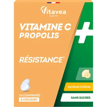 Vitavea Vitamine C + Propolis Résistance 24 comprimés