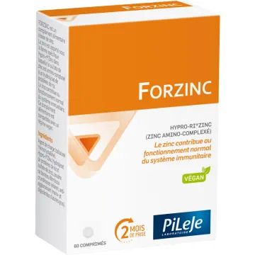 Pileje Forzinc Zinc 60 comprimés