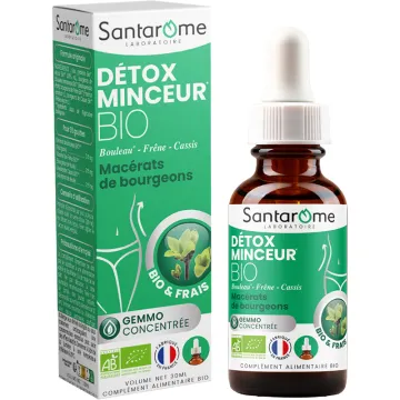 Santarome Complexe de Bourgeons Bio Détox Minceur – 30 ml