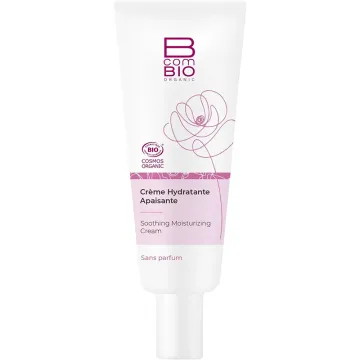BcomBIO Crème Hydratante Apaisante Peaux Sensibles 50 ml