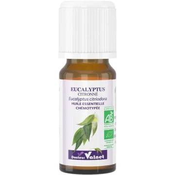 Huile Essentielle Bio Eucalyptus Citronné Dr Valnet 10 ml