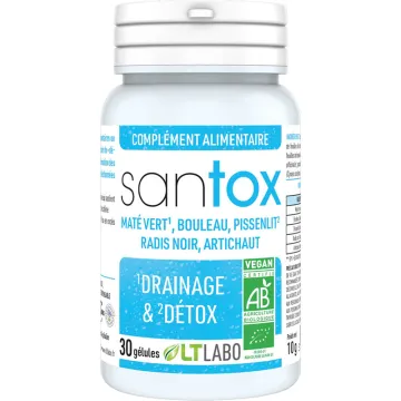LT Labo Santox Bio Drainage 5 Plantes 30 gélules