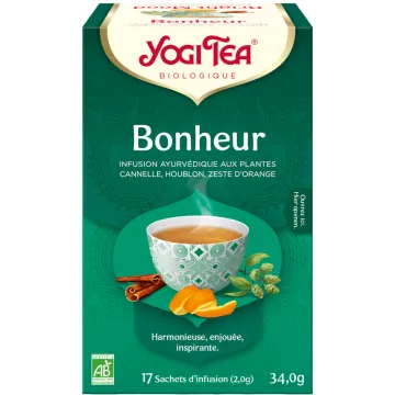 Yogi Tea Bonheur Infusion Bio 17 sachets