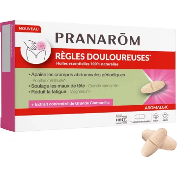 Pranarôm Aromalgic Règles Douloureuses 15 comprimés