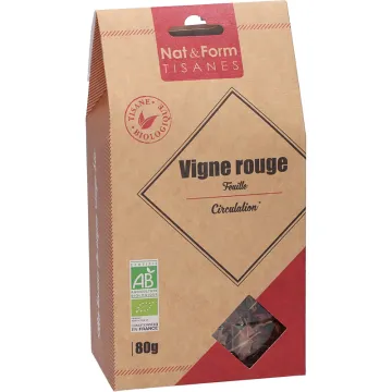 Nat & Form Tisane Vigne Rouge Feuille Bio 80 g