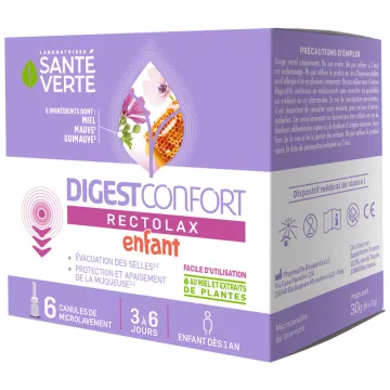DigestConfort Rectolax Enfants 6 canules – Santé Verte