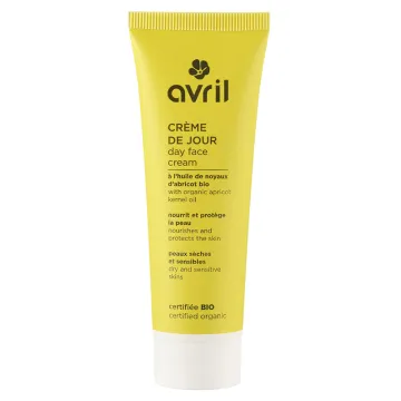 Avril Crème de Jour Bio Peaux Sèches et Sensibles 50 ml