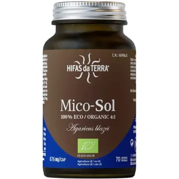 Hifas da Terra Mico-Sol Agaricus Blazei Bio 70 Gélules