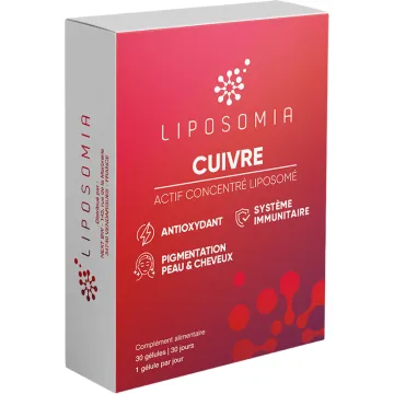 Prescription Nature Liposomia Cuivre liposomé – 30 gélules